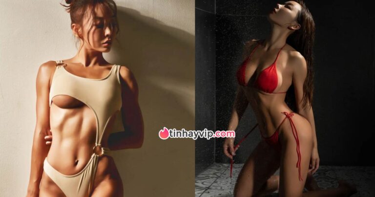 Hot girl phòng gym Kim Bo Mi tỏa sáng với làn da bánh mật