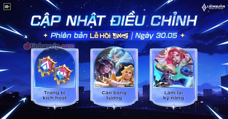 Liên Quân Mobile: Chi tiết bản cập nhật ngày 30/05