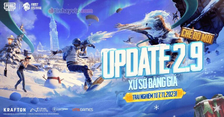 Chi tiết bản cập nhật PUBG Mobile 2.9, chủ đề Frost Festival