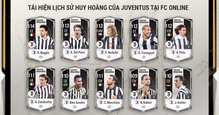 FC Online: Juventus FC Ambassador – Mùa thẻ mới tháng 11