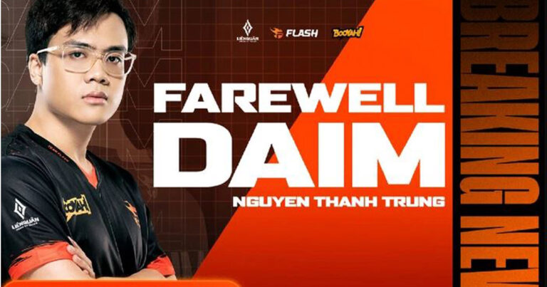 Liên Quân Mobile: Xạ thủ Daim rời Team Flash