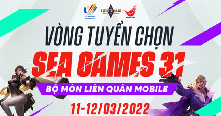 Liên Quân Mobile công bố thể thức tuyển chọn đội tuyển tham dự SEA Games 31