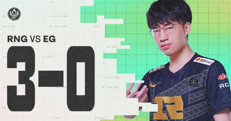 MSI 2022: RNG lọt vào trận Chung kết sau trận thắng dễ dàng EG