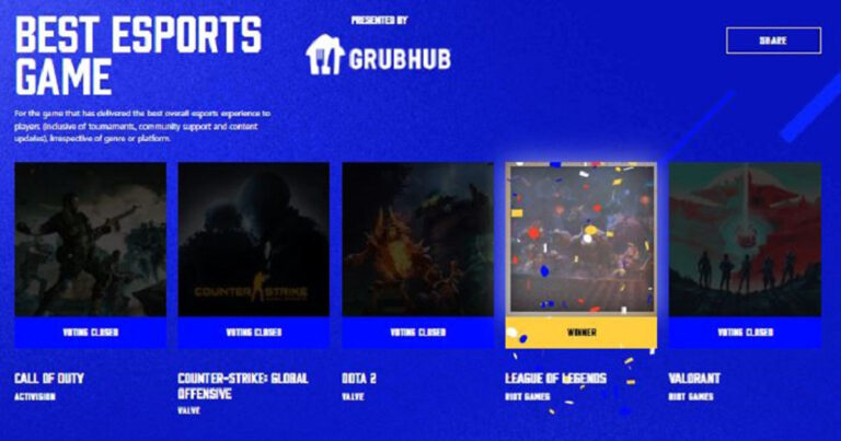 The Game Awards 2021: Best Esports Game 2021 thuộc về Liên Minh Huyền Thoại