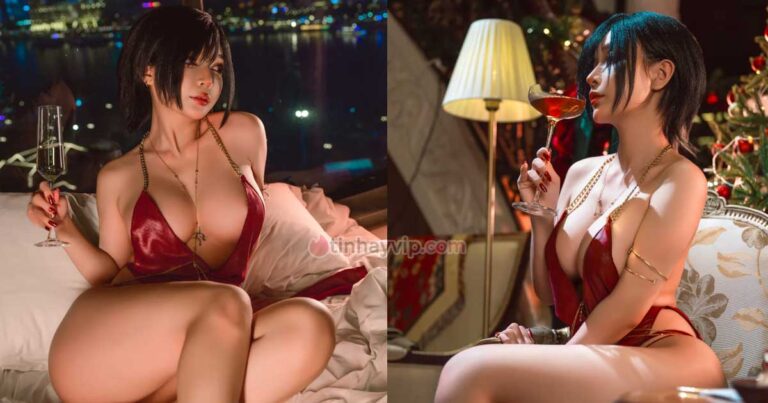 Umeko J cosplay Ada Wong Dress Resident Evil 18+ nude