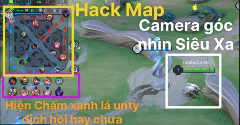 Hack map Liên Quân với nhiều tính năng mới cuốn hút các game thủ