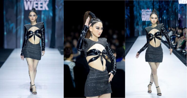 Lê Bống lên tiếng vì bị CĐM chê catwalk “ố dề”  ở AVIFW 2022