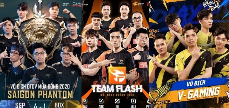 Slot đi AIC 2021 nằm chắc trong tay 3 đội đầu bảng ĐTDV Mùa Đông 2021: Saigon Phantom, V Gaming và Team Flash