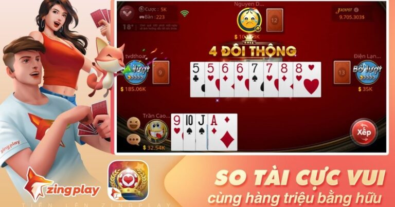 Trải nghiệm Tiến Lên Miền Nam trên ZingPlay hoàn toàn miễn phí