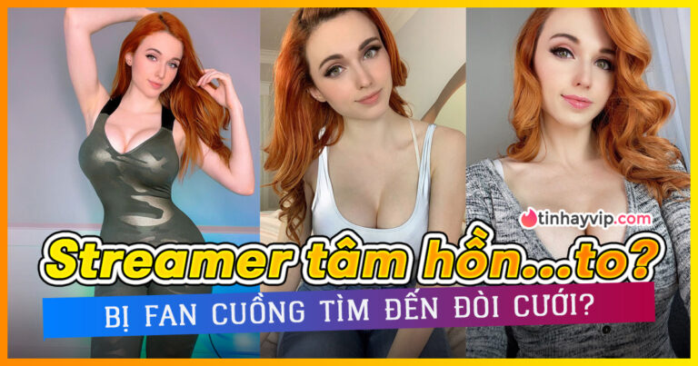 Nữ streamer Amouranth nóng bỏng sốc với fan nam tích cực tìm cô để đòi cưới